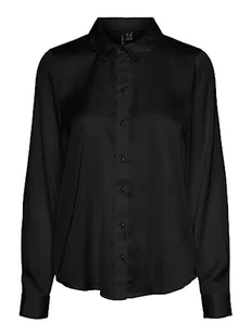 VERO MODA Vmnoa Ls Shirt Ga Noos Bluzka damska, czarny, XL - Bluzki damskie - miniaturka - grafika 1