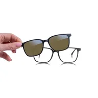 Okulary przeciwsłoneczne - Oprawki z nakładkami Clips, HALO BLACK – Outdoor – Unisex - miniaturka - grafika 1