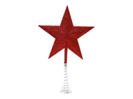 Ozdoby bożonarodzeniowe - Gwiazda choinkowa czerwona - 23 cm - 1 szt. - miniaturka - grafika 1