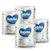 Mleko modyfikowane - Bebiko Pro+ 2 Mleko następne ZESTAW 4x700g - miniaturka - grafika 1