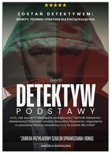 Zawód DETEKTYW. Podstawy - E-booki - poradniki - miniaturka - grafika 1