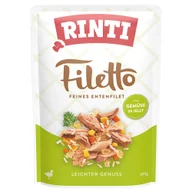 Mokra karma dla psów - RINTI Filetto w galarecie, saszetki, 24 x 100 g - Kaczka z warzywami - miniaturka - grafika 1
