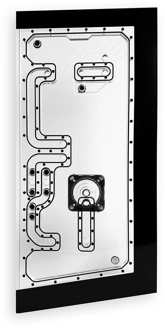 Stealkey Customs Phanteks NV9 x Stealkey Distroplate, D-RGB- schwarz