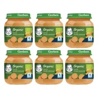 Dania dla dzieci - Gerber Organic Obiadek dynia słodki ziemniak dla niemowląt po 4 miesiącu Zgrzewka 6 x 125 g Bio - miniaturka - grafika 1
