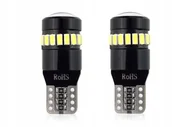 Żarówki samochodowe - CANBUS AMiO Led 18smd 3014 + 1smd 1smd t10 w5w white 12v/24v - miniaturka - grafika 1