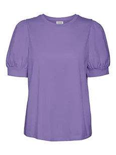 VERO MODA Women's VMKERRY 2/4 O-Neck TOP VMA JRS NOOS T-Shirt, Paisley Purple, S, Paisley Purple, S - Koszulki i topy damskie - miniaturka - grafika 1