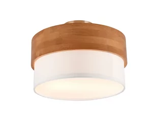 Seasons plafon Boho biało brązowy drewno 611500201 Trio - Lampy sufitowe - miniaturka - grafika 2
