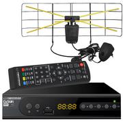 Tunery DVB-T - Tuner cyfrowy Esperanza EV106 DVB-T/T2 H.265/HEVC + antena pokojowa - miniaturka - grafika 1