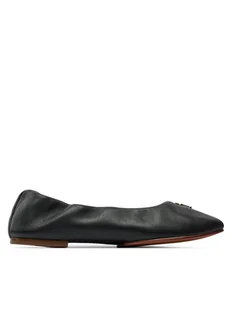 Tommy Hilfiger Baleriny Th Elevated Elastic Ballerina FW0FW07882 Czarny - Baleriny - miniaturka - grafika 1