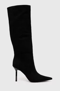 Steve Madden kozaki Intruder damskie kolor czarny na szpilce SM11002591 - Kozaki damskie - miniaturka - grafika 1