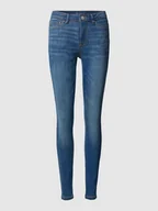 Spodnie damskie - Jeansy o kroju skinny fit z 5 kieszeniami model ‘Nela’ - miniaturka - grafika 1