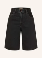 Spodenki damskie - Levi's® Szorty Jeansowe schwarz - miniaturka - grafika 1