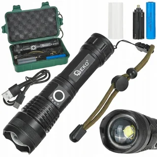 GEKO LED XHP50 15W 1800mAh 1500lm IPX8 30 - Latarki - miniaturka - grafika 1