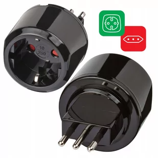 Brennenstuhl Adapter podróżny 1508470 Italien - Adaptery i przejściówki - miniaturka - grafika 2