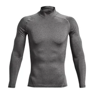 Koszulki sportowe męskie - Koszulka fitness męska Under Armour Ua Hg Armour Comp Mock z długim rękawem - miniaturka - grafika 1