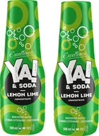 Syropy i koncentraty owocowe - 2x SYROP YA!&SODA CYTRYNOWO LIMETKOWY KONCENTRAT DO SATURATORA 500ml - miniaturka - grafika 1