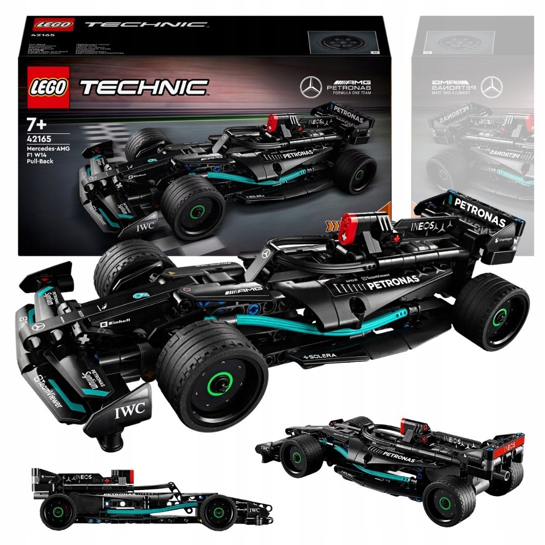 MERCEDES AMG F1 NAPĘD Pull-back KLOCKI DLA DZIECI ZABAWKI AUTO SAMOCHÓD