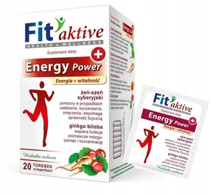 Fit Aktive Herbata Ziołowa Energy Power 20 torebek - Herbata - miniaturka - grafika 1