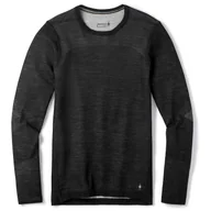 Koszulki sportowe męskie - Męska koszulka Smartwool M Intraknit Thermal Merino Bl Crew Rozmiar: L / Kolor: czarny/biały - miniaturka - grafika 1
