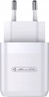 Ładowarki do telefonów - Ładowarka Jellico JELLICO ładowarka sieciowa A77 22,5W 1xUSB QC3.0 + kabel Micro USB Biały - miniaturka - grafika 1