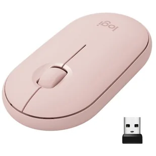 Logitech M350 różowa - Myszki - miniaturka - grafika 1