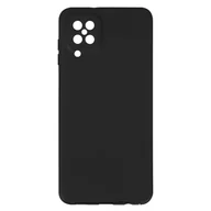 Etui i futerały do telefonów - Etui 360° do Samsunga Galaxy A12 Elastyczny przód i sztywny tył – czarne - miniaturka - grafika 1