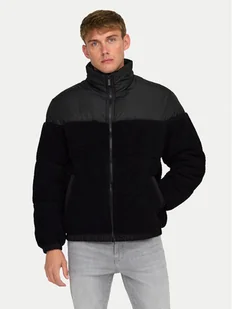 Only & Sons Kurtka zimowa 22030456 Czarny Regular Fit - Kurtki męskie - miniaturka - grafika 1