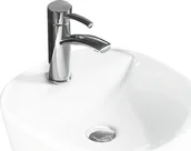 Umywalki - Umywalka Mexen Mexen Zita umywalka nablatowa 40 x 40 cm biała - 21874000 - miniaturka - grafika 1