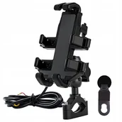 Uchwyty samochodowe do telefonów - Motocyklowy uchwyt telefon kierownicę śruba ramy - miniaturka - grafika 1