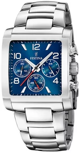 Zegarek Zegarek Festina F20652-1 Timeless Chronograph - Zegarki męskie - miniaturka - grafika 1