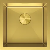 Zlewozmywaki - Mexen Trixo zlewozmywak stalowy 1-komorowy 440 x 440 mm, złoty - 6413441000-55 - miniaturka - grafika 1
