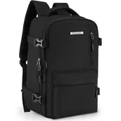 Plecaki - Plecak podróżny 40x25x15 do samolotu RYANAIR lekki bagaż podręczny ZAGATTO - miniaturka - grafika 1