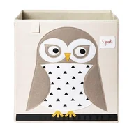 Wyposażenie pokoiku dziecięcego - 3Sprouts Opbevaringskasse Owl - IBXOWL - miniaturka - grafika 1