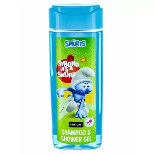 Smerfy szampon i żel pod prysznic 2 W 1 zapach gumy balonowej pojemność 210 ml Strong as a Smurf dla dzieci 3+ - Kosmetyki kąpielowe dla dzieci - miniaturka - grafika 1