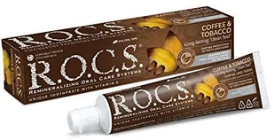 R.O.C.S. Coffee&Tobacco- Pasta dla zwolenników kawy, papierosów 74 g - Pasty do zębów - miniaturka - grafika 1