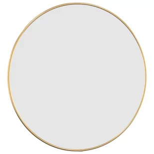 Lumarko Lustro ścienne, złote, Ø 50 cm, okrągłe - Lustra - miniaturka - grafika 4