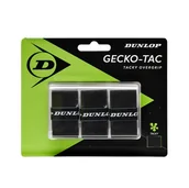 Tenis ziemny - Górna owijka Dunlop  Gecko-Tac Overgrip Black - miniaturka - grafika 1