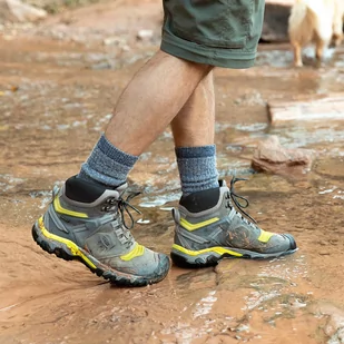 Buty trekkingowe męskie KEEN RIDGE FLEX MID WP - Buty trekkingowe męskie - miniaturka - grafika 2
