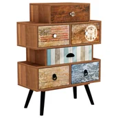 Komody - Komoda KM-2 Mezo Halmar Wielobarwny - miniaturka - grafika 1