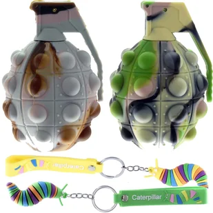 PUSH BUBBLE POP IT ZABAWKA SENSORYCZNA BRELOK - Zabawki sensoryczne - miniaturka - grafika 1