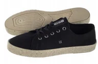 Espadryle damskie - Buty Damskie Espadryle Big Star DD274421 Czarne R38 - miniaturka - grafika 1
