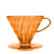 Zaparzacze i kawiarki - Plastikowy Drip Hario V60-02 Koi Orange - Pomarańczowy - miniaturka - grafika 1