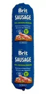 Mokra karma dla psów - Brit Sausage Chicken & Venison 800 g - miniaturka - grafika 1