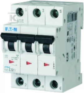 Eaton Wyłacznik nadprądowy FAZ-Z 3P 0,5 278918 - Bezpieczniki elektryczne - miniaturka - grafika 1