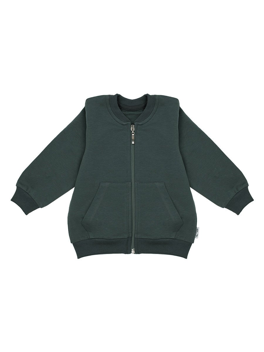 Chłopięca bluza bomberka ze stójką zielona Nicol,r.98