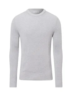 Jack & Jones Męski sweter z dzianiny Mężczyźni szary jednolity, S - Swetry męskie - miniaturka - grafika 1
