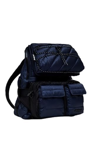 Desigual Women's Accessories nylonowy plecak Big, niebieski, jeden rozmiar