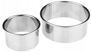 Foremka Metalowa Do Wykrawania Ciastek Koło 2Szt - Formy do ciast - miniaturka - grafika 1