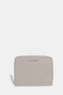 Portfele - Calvin Klein portfel damski kolor beżowy LV04F1037G - miniaturka - grafika 1