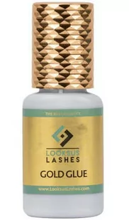 Klej do rzęs Looksus Lashes Gold Glue 5ml - Sztuczne rzęsy i akcesoria - miniaturka - grafika 1
